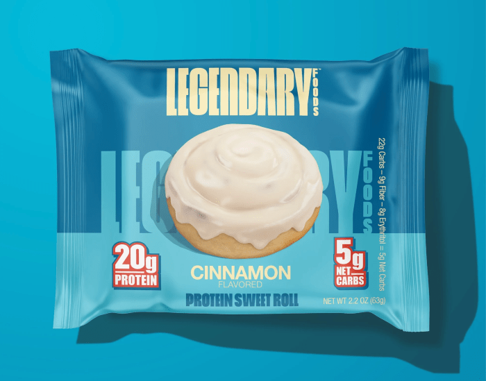 Legendary cinnamon roll nutrition facts